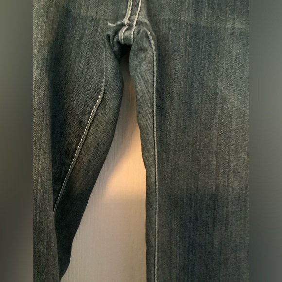 Low rise Boot cut jeans Sz 15/16 Back pocket bling - Picture 5 of 8